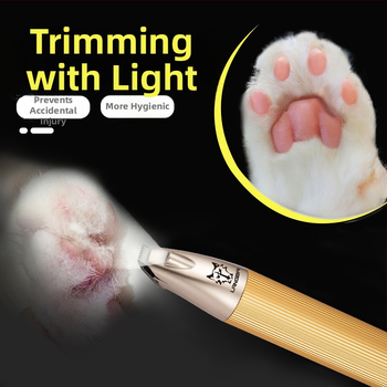 Τριμάρισμα τριχώματος κατοικίδιων με ευρεία κοπτική κεφαλή — Wolf Master, μεταλλική κατασκευή, για γάτες και σκύλους (πρόσωπο, αυτιά, μάτια, πατούσες)