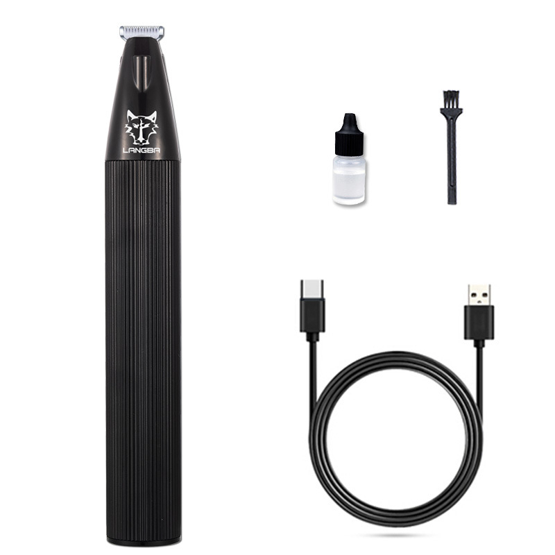 Τριμάρισμα τριχώματος κατοικίδιων με ευρεία κοπτική κεφαλή — Wolf Master, μεταλλική κατασκευή, για γάτες και σκύλους (πρόσωπο, αυτιά, μάτια, πατούσες)