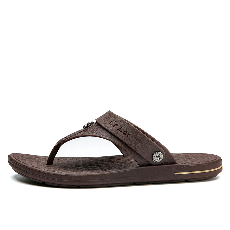 Сандали – корейски модел, горна част изкуствен PU, подметка гума, тип затваряне: джапанки, пол: мъжки