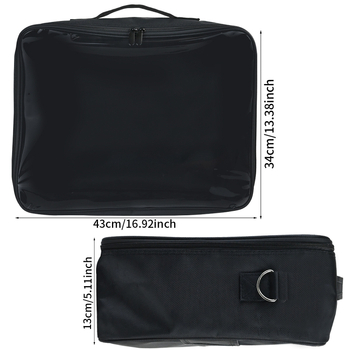 Τσάντα Μακιγιάζ και Οργανωτής Καλλυντικών, PVC Υλικό, Μεγάλη Χωρητικότητα, Οικιακή Χρήση, Αποθήκευση Νυφικής Κεφαλόδεσας