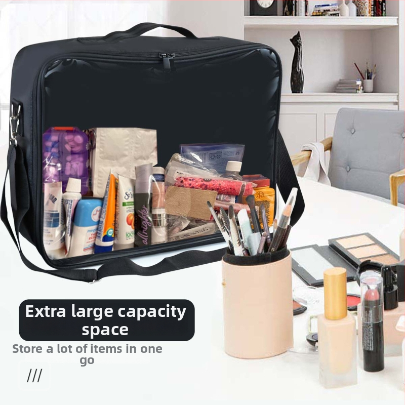 Τσάντα Μακιγιάζ και Οργανωτής Καλλυντικών, PVC Υλικό, Μεγάλη Χωρητικότητα, Οικιακή Χρήση, Αποθήκευση Νυφικής Κεφαλόδεσας