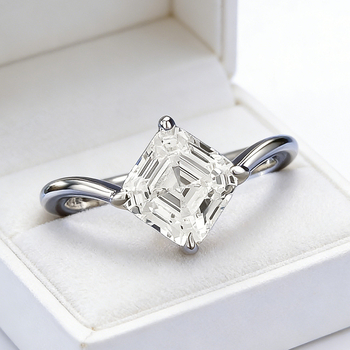 Zhuozhifan prsten od srebra 925, geometrijski dizajn, elektroplatiniran