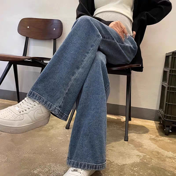 Kismama farmernadrág, lazán szabott, has támasztó, denim 70-80% pamut, 2023