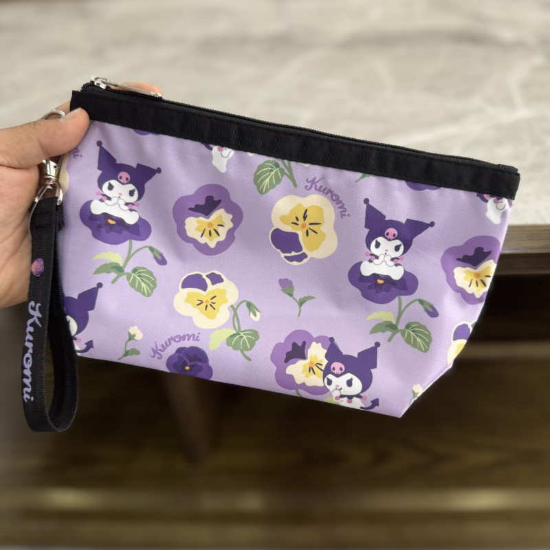 Clutch torba za kozmetiku s otiskom, model 2725, s remenom za ruku