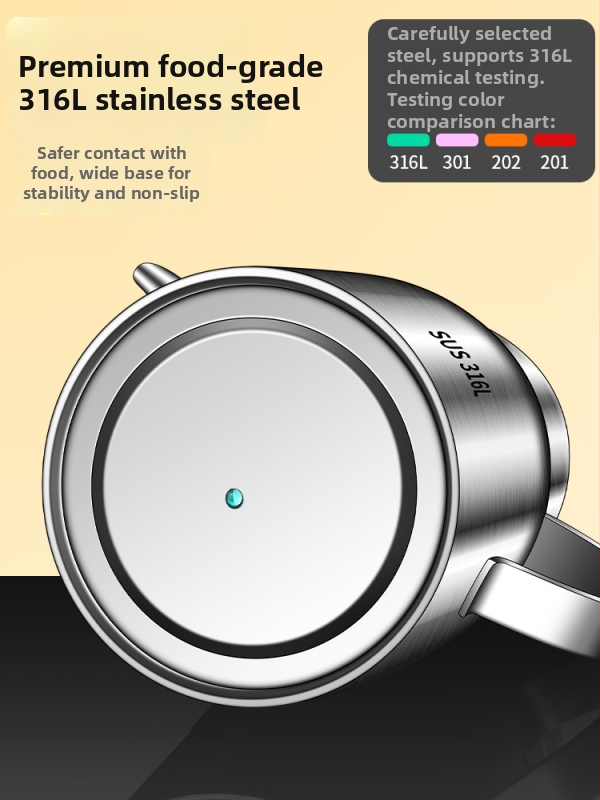 Posuda za ulje od 316L nehrđajućeg čelika za kuhinju, prehrambena kvaliteta, automatsko otvaranje i zatvaranje