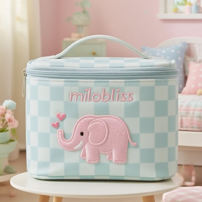 Τσαντάκι μακιγιάζ από PU δέρμα, αδιάβροχη, χωρητικότητα κάτω από 20 L, εσωτερική θήκη με φερμουάρ, ζωϊκό μοτίβο