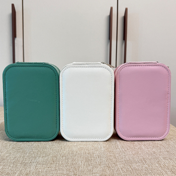 Καλλυντική θήκη PU με LED φως, κλείσιμο με φερμουάρ, υπερ-ελαφριά και φορητή με επεκτεινόμενο εσωτερικό