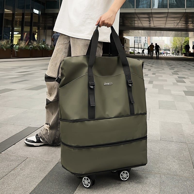 Putna torba s kotačićima, proširivi kapacitet 36–55 L, najlon vanjski, unisex za ležerno putovanje