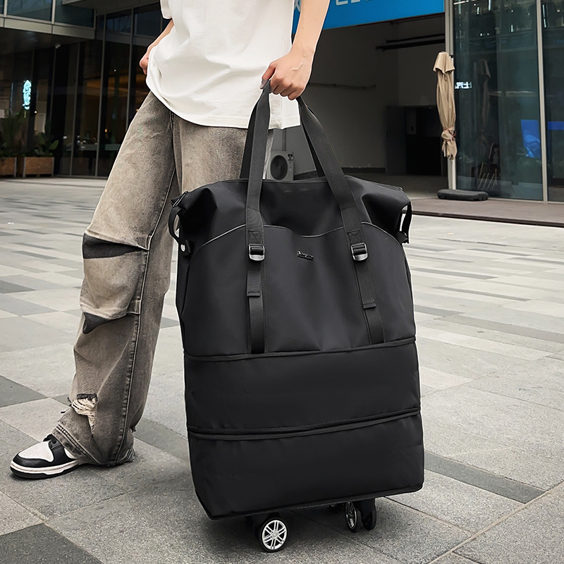 Putna torba s kotačićima, proširivi kapacitet 36–55 L, najlon vanjski, unisex za ležerno putovanje