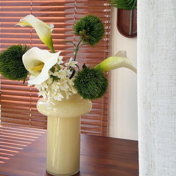 Dendrobium orhideja umjetni cvijet u vazi, aranžman za dnevnu sobu, hair-styling tehnika, materijal: plastika, Dong Rui