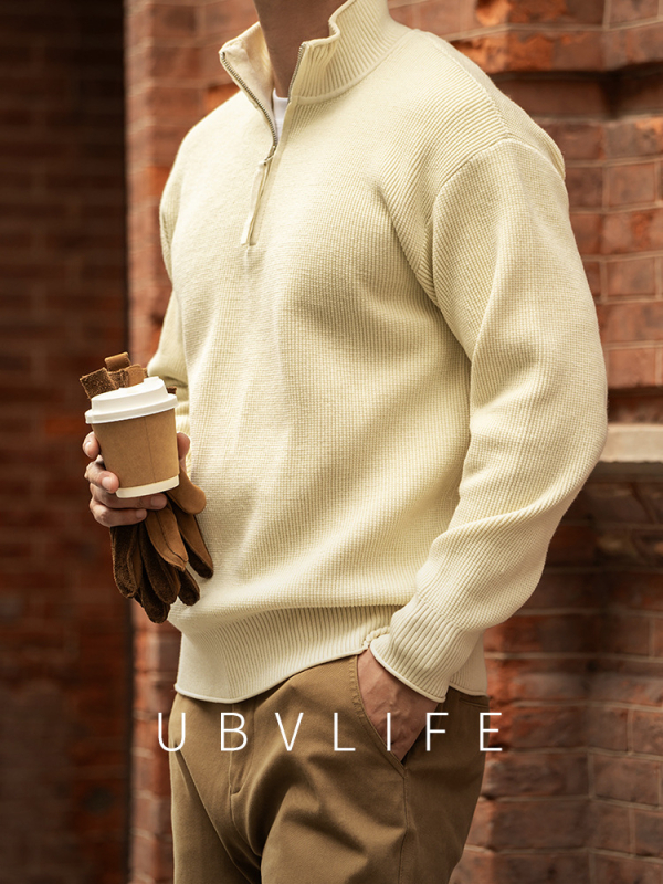 Pleteni džemper s Lyocell-om vunom smjesom, okrugli izrez, dugi rukav, ribani rub, ravni kroj, Zima 2025