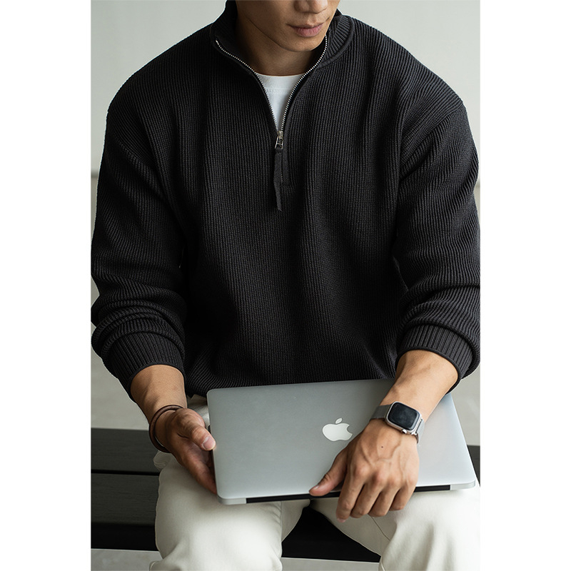 Pleteni džemper s Lyocell-om vunom smjesom, okrugli izrez, dugi rukav, ribani rub, ravni kroj, Zima 2025