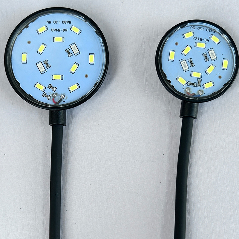 LED klip za akvarij, okrugli oblik, PVC konstrukcija, snaga 5W, težina 0,05 kg