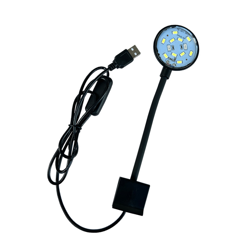 LED klip za akvarij, okrugli oblik, PVC konstrukcija, snaga 5W, težina 0,05 kg