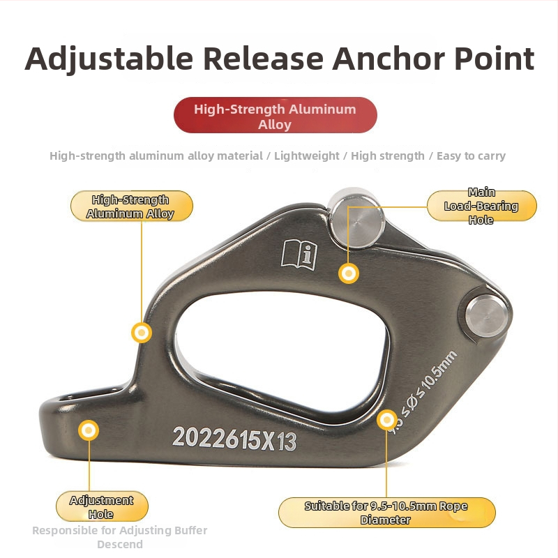 Απελευθερώσιμη αγκύρωση για ορειβασία και αναρρίχηση – συμβατή με SRT, ρυθμιζόμενο καλώδιο, προστασία σπηλαίων