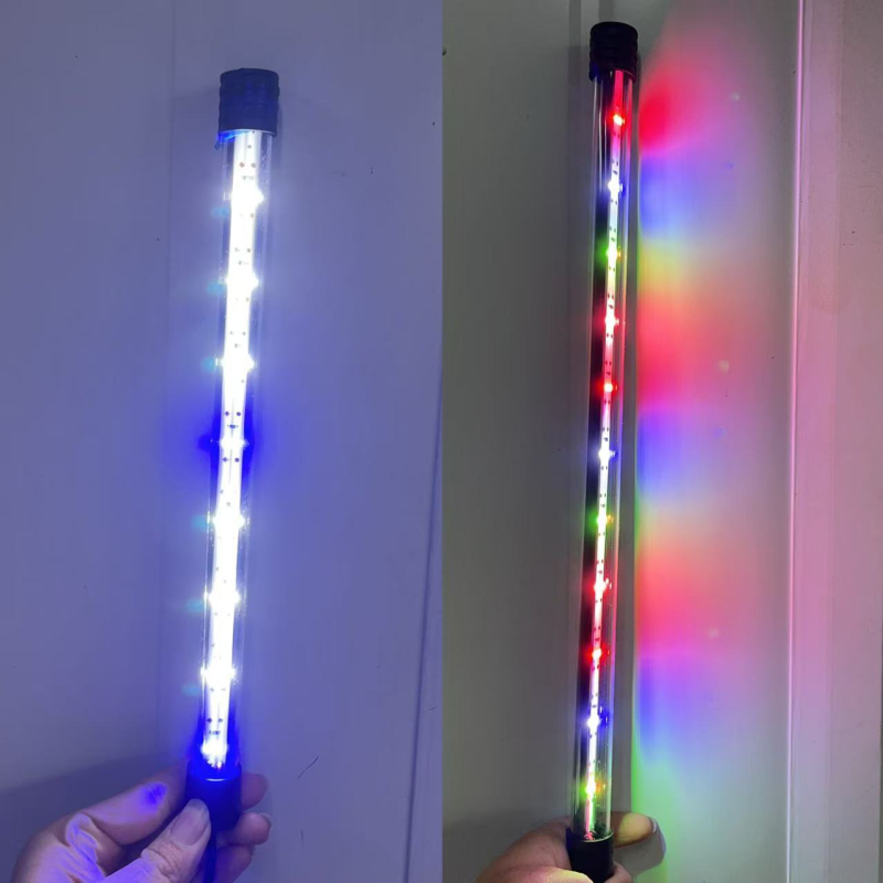 LED svjetlo za akvarij, dvostruki red, USB napajanje, 110V kompatibilno, PVC i staklo