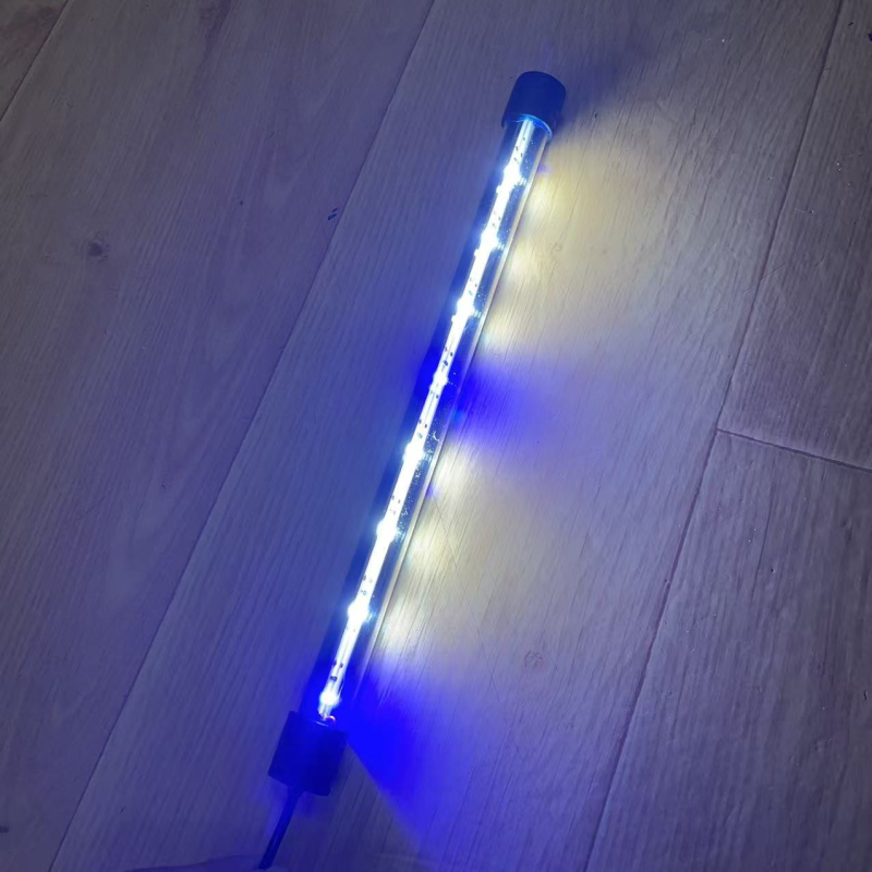 LED svjetlo za akvarij, dvostruki red, USB napajanje, 110V kompatibilno, PVC i staklo