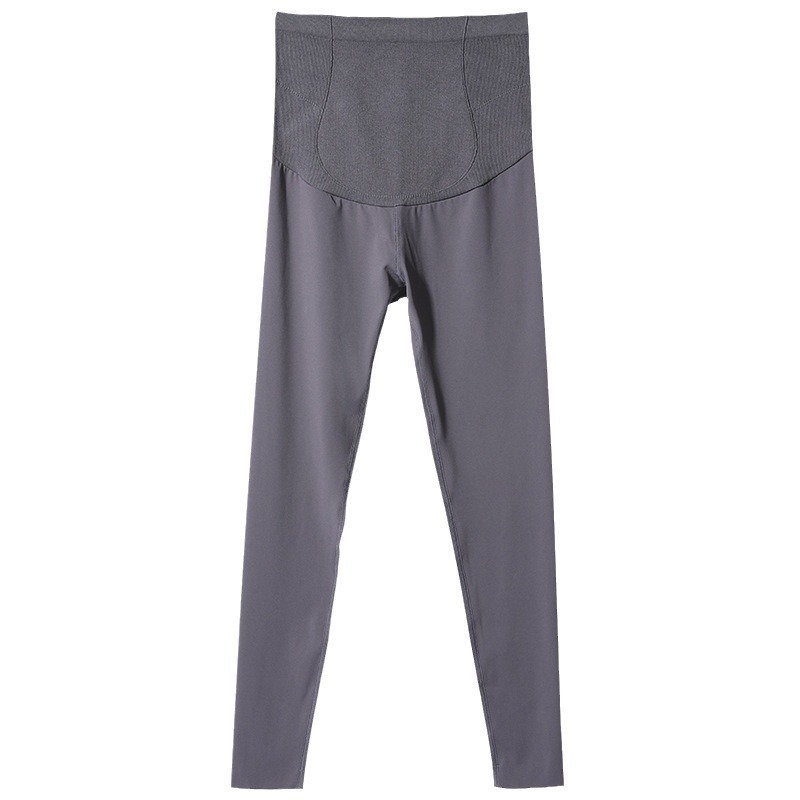 Trudničke joga hlače – visoki pojas bez šavova, dužina 9/10, materijal Nylon/Spandex (70–80% Nylon, <30% Spandex), uski kroj
