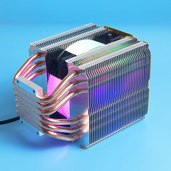 Radiator LED pentru semiconductori, din cupru-aluminiu, 4–6 țevi de răcire, răcire cu aer, zgomot 25 dB, durată de viață 50.000 h