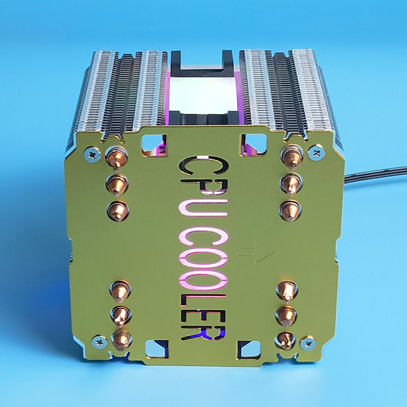 Radiator LED pentru semiconductori, din cupru-aluminiu, 4–6 țevi de răcire, răcire cu aer, zgomot 25 dB, durată de viață 50.000 h