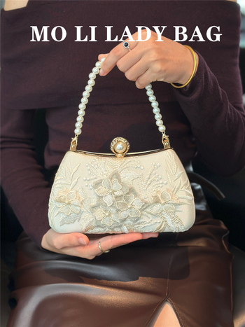 Estélyi táska - párna alakú, poliészter, zár, telefon számára zseb, poliészter bélés, 2025 téli kiadás