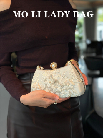 Estélyi táska - párna alakú, poliészter, zár, telefon számára zseb, poliészter bélés, 2025 téli kiadás