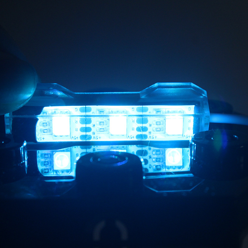 Φωτιστικό USB με RF τηλεχειρισμό από την Huay — 5V τροφοδοσία, ισχύς 0,6W, πλαστικό περίβλημα, 38 g