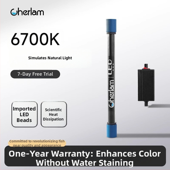 Akvaris LED világítás — üvegtest, vízálló, teljes spektrum, 10 W, 1 kg