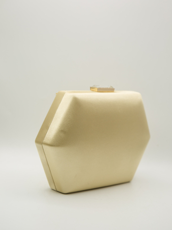 Kézzel varrott hatszögletű doboz kézitáska gyémántmintával (Anyag: poliészter; Forma: hatszögletű doboz; Zárás: zár; Stílus: városi egyszerűség)