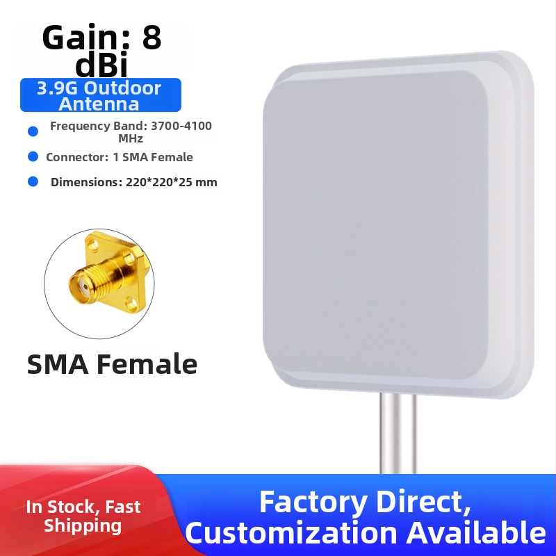 WiFi smerová plochá panelová anténa, 2,4/5,8 GHz, zisk 18 dBi, AP mostná stanica