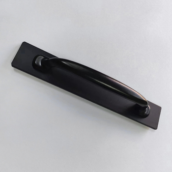 Dekorativna ručka za vrata i prozore s dvije rupe, model YHX-B5008-1#, aluminijska legura, moderni minimalistički stil
