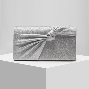 Ženska plisirana sjajna večernja clutch torbica, poliester materijal, poliester podstava, horizontalni kvadratni oblik, magnetska zatvarač, gradski minimalistički stil