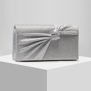 Ženska plisirana sjajna večernja clutch torbica, poliester materijal, poliester podstava, horizontalni kvadratni oblik, magnetska zatvarač, gradski minimalistički stil