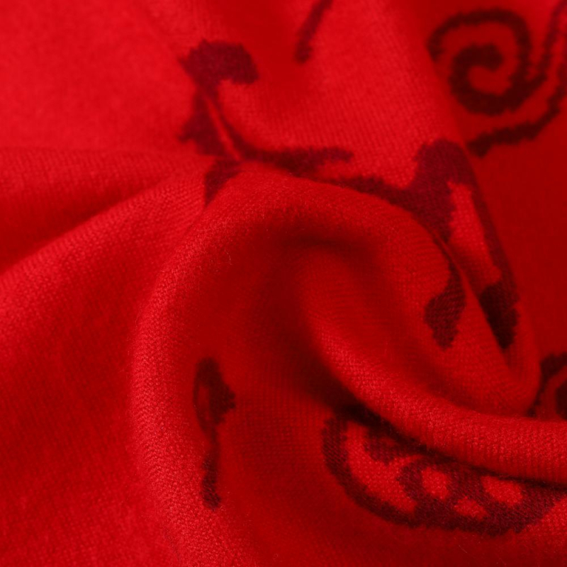 Šal Godine Konja s personaliziranim logotipom, izvezen, warp-knit, poliester-pamuk, za sve godišnje doba, šal-okrivka u kineskom stilu, Jacquard izrada