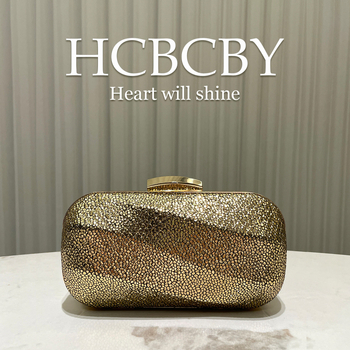 Box clutch za večer sa svjetlucavim završetkom, tvrdi pravokutni oblik, poliester podstava, zatvarač na bravu, trodimenzionalna vanjska strana