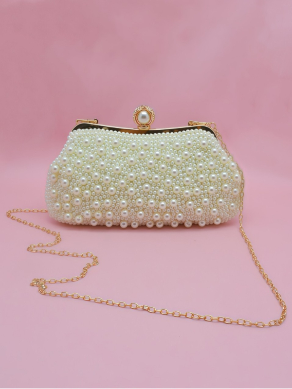 Večernja crossbody torba – poliester, horizontalni kvadratni oblik, magnetska kopča, literarni kineski stil