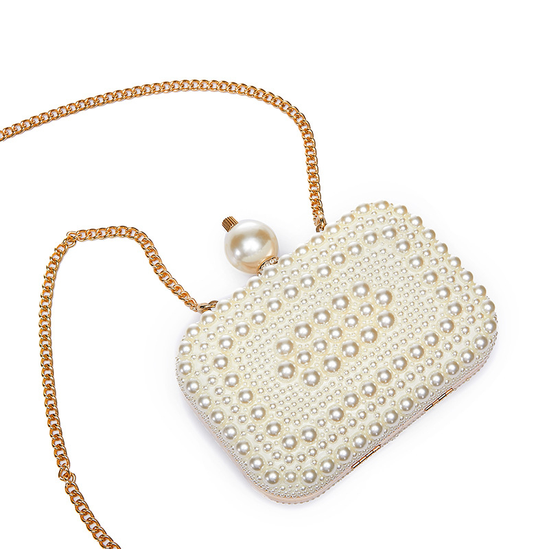 Kožna clutch od prirodne kože, shell stil, vodoravni kvadratni oblik, magnetsko zatvaranje, lančani držač, ručna izrada