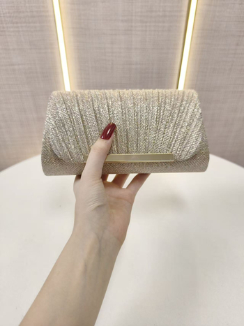 Lančana torbica, mala kvadratna ženska torbica, večernji clutch, tekstura sintetičke mikrovlaknast kože