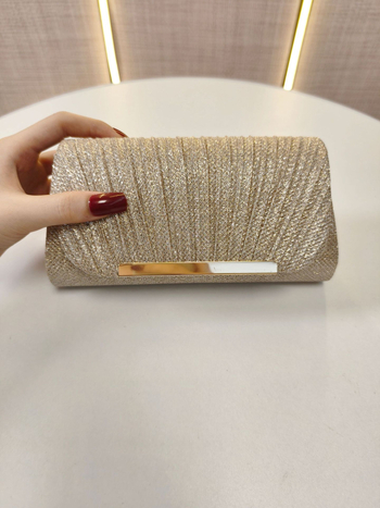 Lančana torbica, mala kvadratna ženska torbica, večernji clutch, tekstura sintetičke mikrovlaknast kože