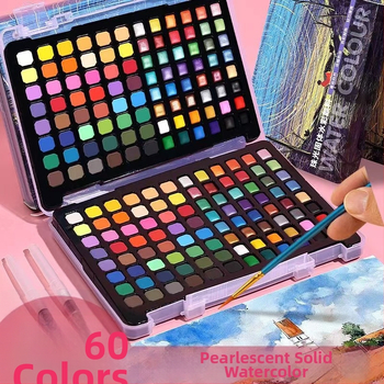 Condonparker σετ ιριδίζουσας ακουαρέλας με ιριδίζοντα pigment, φορητό εργαλείο ζωγραφικής, κατάλληλο ως δώρο