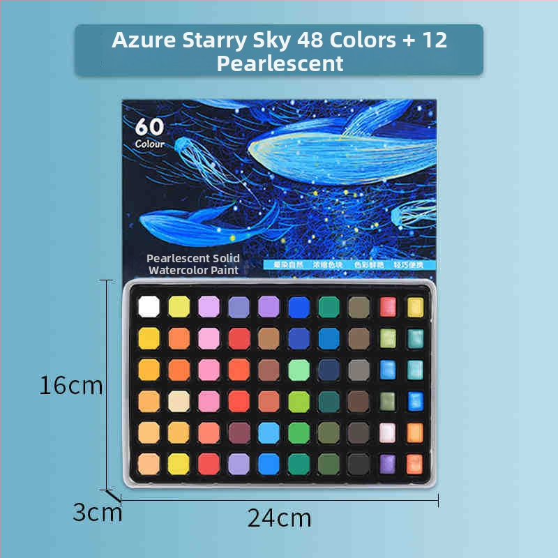 Condonparker σετ ιριδίζουσας ακουαρέλας με ιριδίζοντα pigment, φορητό εργαλείο ζωγραφικής, κατάλληλο ως δώρο