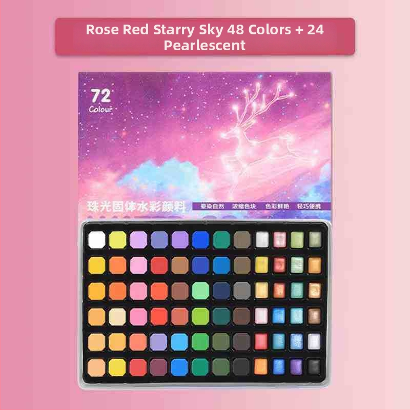 Condonparker σετ ιριδίζουσας ακουαρέλας με ιριδίζοντα pigment, φορητό εργαλείο ζωγραφικής, κατάλληλο ως δώρο