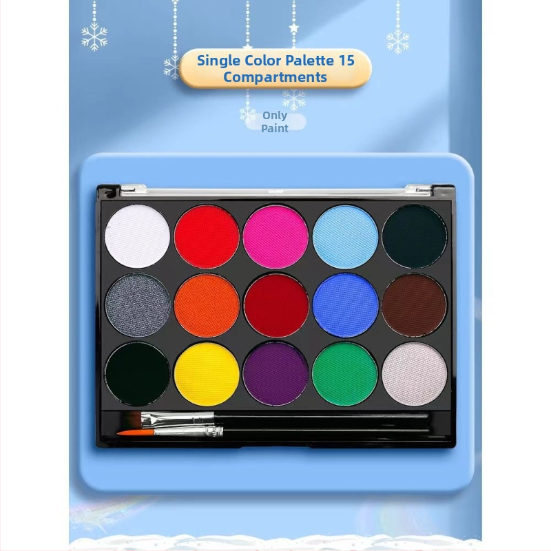 Комплект за детско лицево рисуване с гуаш, водоразтворим и миещ се, 1 бр в единична кутия