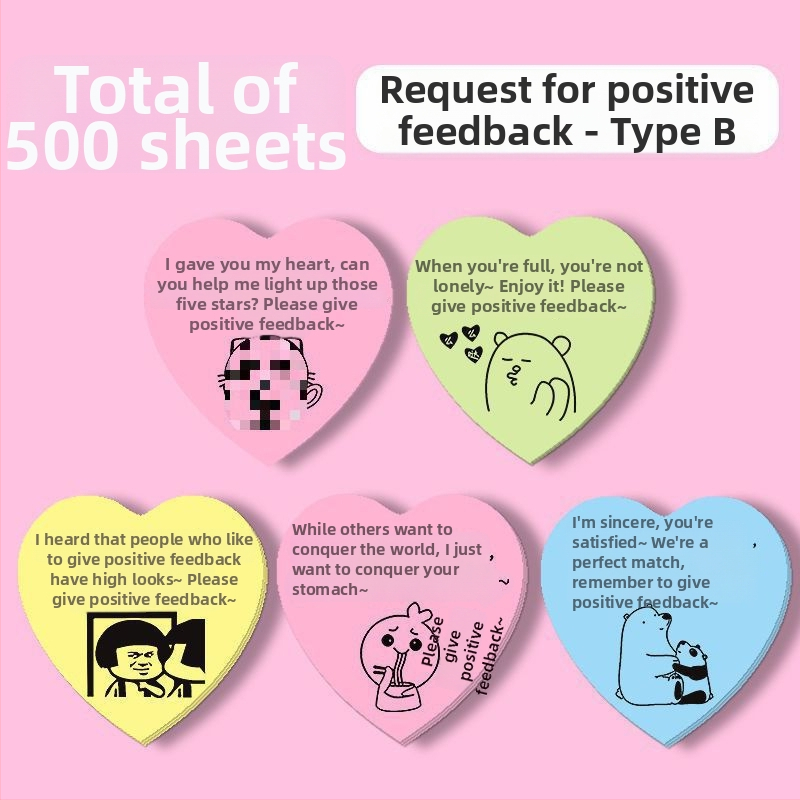 Стикери за оценки за доставки — пост-ит стикери за оценяване с ръкописни петзвездни коментари за магазин за чай с мляко; марка: Youka; вътрешни страници: Други; IP разрешение: Не