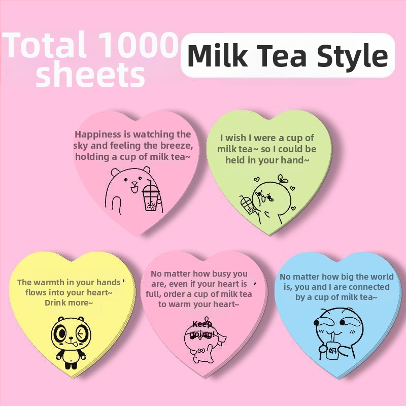 Стикери за оценки за доставки — пост-ит стикери за оценяване с ръкописни петзвездни коментари за магазин за чай с мляко; марка: Youka; вътрешни страници: Други; IP разрешение: Не