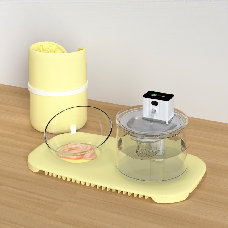 Grejna podloga za posudu s vodom za kućne ljubimce – silikon, stalna temperatura, odvojiva, izolacija vode i električne struje, za mačke