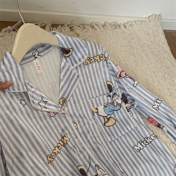 Zimski ženski velvet set pidžama – luksuzan, topao kućni set s dijamantnom vezom, preklopni ovratnik, dugi rukavi i dugi hlače