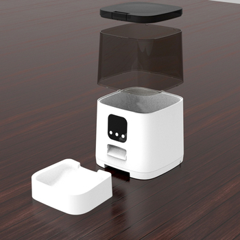 Pametni hranilnik za kućne ljubimce za mačke i pse s aplikacijom — automatsko doziranje, kapacitet 6L, odvojivi, težina 2,5 kg