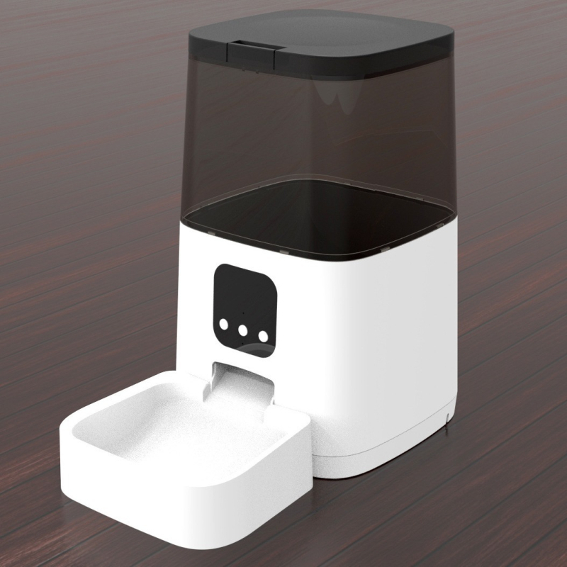 Pametni hranilnik za kućne ljubimce za mačke i pse s aplikacijom — automatsko doziranje, kapacitet 6L, odvojivi, težina 2,5 kg