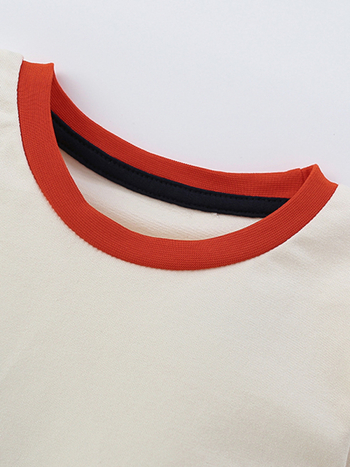 Dječja majica od pamuka s dugim rukavima i okruglim izrezom, 95% pamuk, uzrast 3–8 godina, jesen-zima